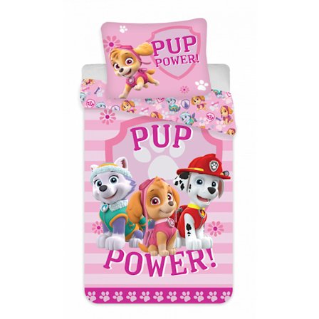 Paw Patrol bäddset 140×200 cm, 70×90 cm mikrofiber