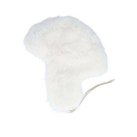 MJM Hats - Vit trapper Beanie - Faux Fur Off White Trapper @ Hatstore