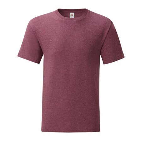 Fruit Of The Loom Mens Iconic 150 T-Shirt M Burgundy Heather