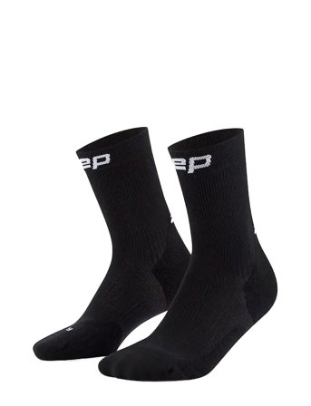 CEP Core Run Socks, Mid Cut, 5.0 - Black - 45-48