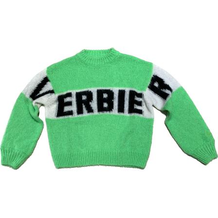 MC2 Saint Barth, Round-neck Knitwear Groen, Dames, Maat:M,streep