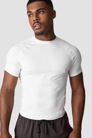 ICANIWILL - Stride Muscle Fit T-shirt Men White- Træningstrøje - Herrer - Træningstøj fra ICIW