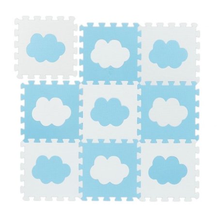 pusselmatta med 18 bitar Cloud