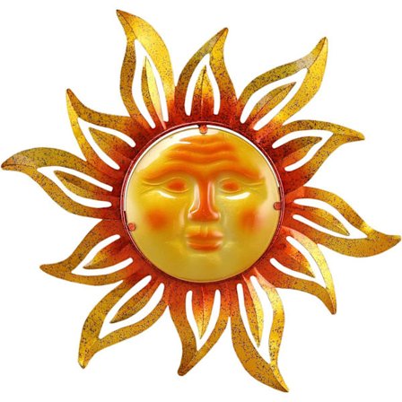 Udendørs Vægkunst Dekoration Stor 48 cm, Hængende til Indendørs Udendørs Brug, ZQKLA