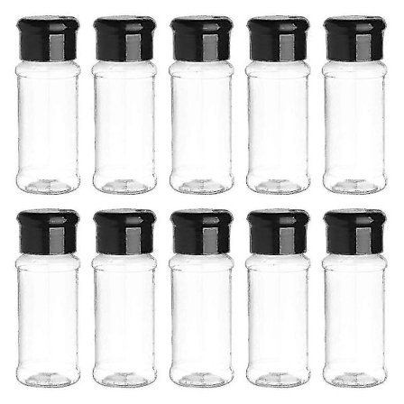 30 stk. Krydderiglas Beholdere Salt Peber Krydderiglas Perfekt Med Si-låg Til Opbevaring Af Krydderier