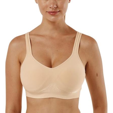 tvie Damtröja utan bygel sömlös full täckning plus size sport-bh för sömn yoga träning vardagskläder bhå