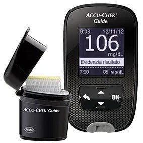 Kit Glucometro Accu-Chek Guide mg/dl + Pungidito Fastclix