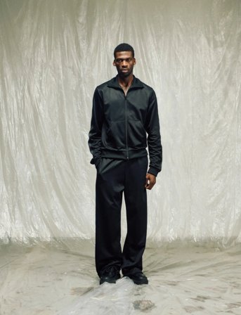 Isnurh Isnurh Basement Track Jacket - Black - XL