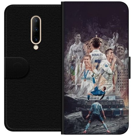 Yhteensopiva Lompakkokotelo OnePlus 7 Pro Cristiano Ronaldo Al-Nassr Portugali ikoninen hyökkääjä ja kaikkien aikojen paras maalintekijä, jolla on ver