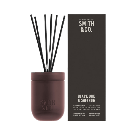 Smith & Co Diffuser/doftpinnar Black Oud Saffron Doftljus rumsdofter Unisex 200ML