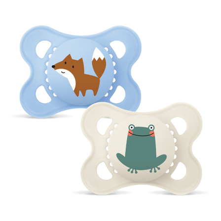 MAM Original Smokk, 0-6 mnd, blå/beige, 2 stk.