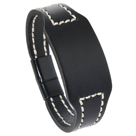 Hantverksmässigt Sytt Läderarmband Anpassningsbar Storlek För Modern Livsstil Bekvämt Vardagsbruk Tillbehör Gul (FMY)