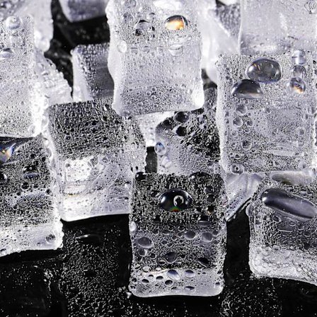 100 Stykker Klar Falsk Isbiter Kvadratiske Akrylsten Akryl Klar Issten Falsk Isbiter Display Bryllup Display Vase