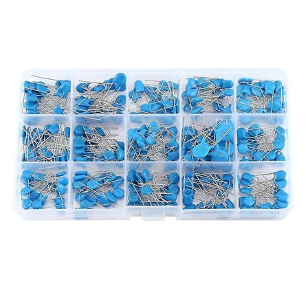 300 stk. 15 Værdier Højspændings Keramisk Kondensator Sæt