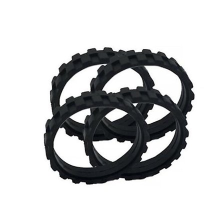 4 st däck till IROBOT ROOMBA robotdammsugare hjul serie 500 600 700 800 I7 S9 Irobot hjul reservdelar