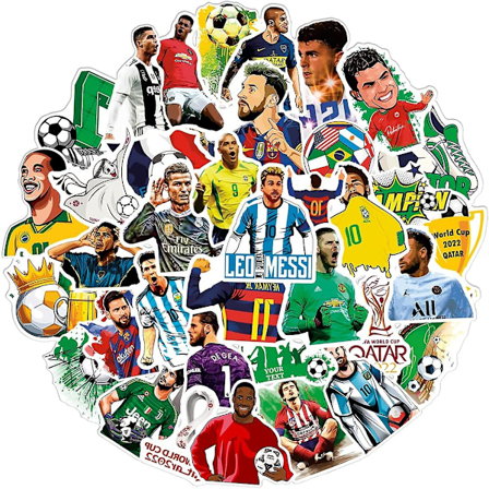 50 stk Fodboldhold Klub Fans Logo Sports Stickers Til Drenge