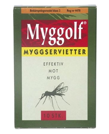Myggolf Myggserviett 10pk