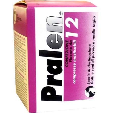Pralen 12 Compresse Masticabili 240mg Gatti/Cani Taglia