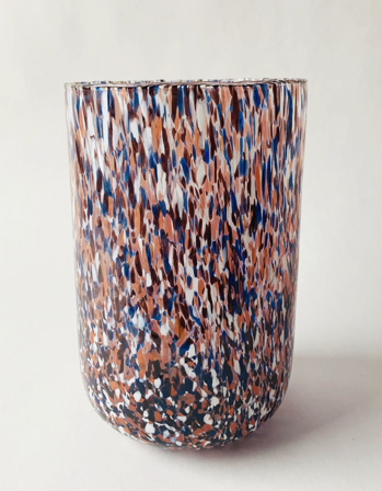 Trend Design Lysglass Blå Mix H20cm