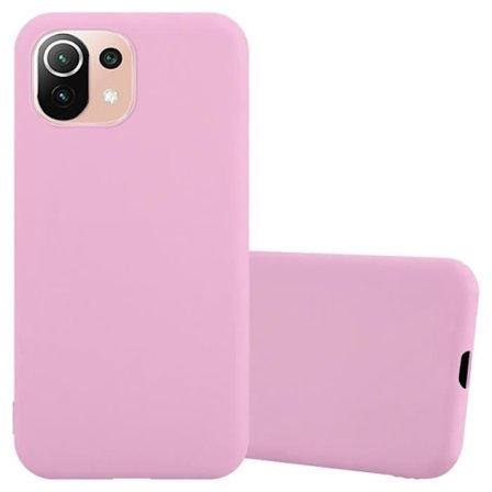 Fodral till Xiaomi Mi 11 LITE (4G / 5G) / 11 LITE NE Fodral i CANDY BRIGHT PINK Fodral Skydd Silikon TPU Fodral