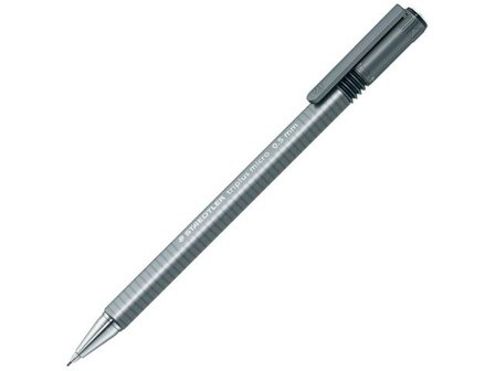 STAEDTLER Mekanisk stiftpenna, Triplus Micro, 0,5 mm B-stift, grå pennkropp - Lyreco - Kontorsmaterial - Pennor - Stiftpennor