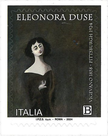 Italien - Eleonora Duse - Postfrisk frimærke