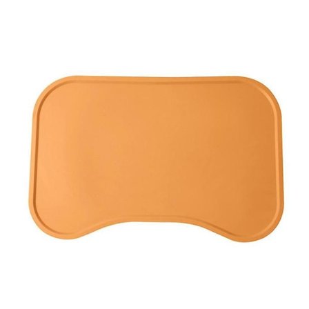 Silikonmatte for kattefôr, silikonmatte for hundeskål, vanntett og sklisikker matte for kjæledyr