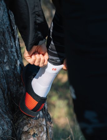 Danish Endurance Long Distance Running Socks 3-Pack - White - 39-42