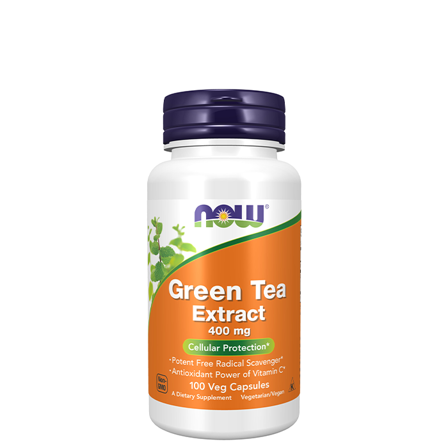 Now Foods Green tea extract 400 mg 100 kapsler