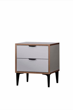 Hanah Home - Yöpöytä Arden - Valkoinen - Yöpöydät - - Homeroom