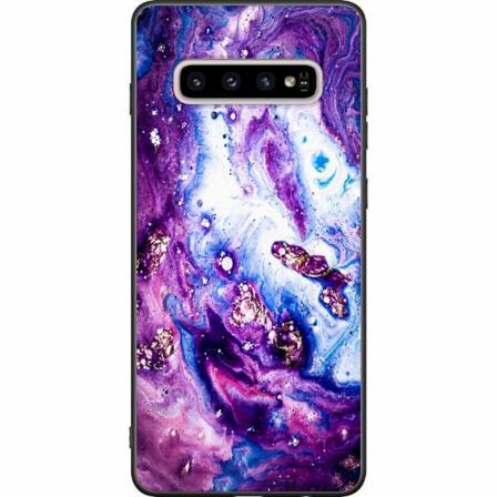 Samsung Galaxy S10+ Svart Skal Lila