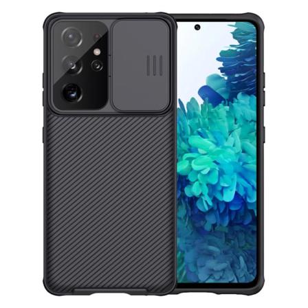 Samsung Galaxy S21 Ultra - Nillkin Camshield Pro Skal - Svart Black Svart
