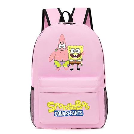 SvampeBob ny rygsæk Kawaii tegneserie mode skoletaske Animetaske Oxford stof børne rygsække Trendy studentertasker Gaver H