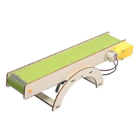 Transportband DIY-beslag Byggsatser Kreativa hantverk Hobbyer Utbildning Leksak Leksaker Trä Vetenskapsleksak För Barn Skola