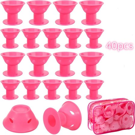 40 Fantastiske Krølltenger - Skånsomme mot Håret, Rosa