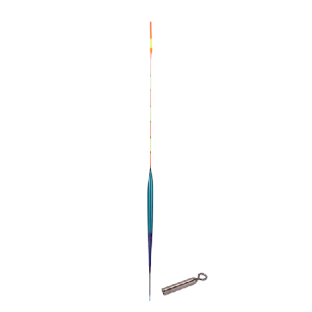 Erittäin herkkä kalastuspoiju pitkä pystysuora balsapuinen poiju kellukkeet kalastustarvikkeet HD‐06 51cm / 20.1in