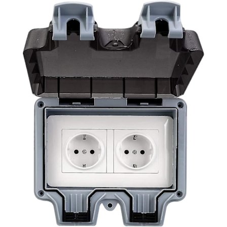 Vattentät utomhusuttag, vägguttag, Ip66-strömbrytaruttag