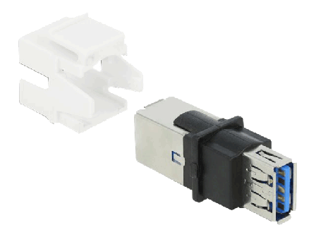 Delock Keystone module - USB-adapter - USB-type A til USB Type B