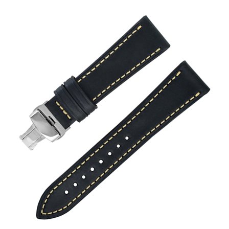 Klockarmband med dubbla knappar med fjärilsspänne