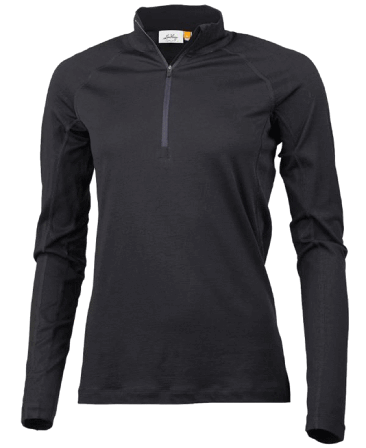 Lundhags Gimmer Merino Lt Ws 1/2 Zip Black
