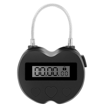 Smart Time Lock LCD-skærm Tidslås Multifunktionel Elektronisk Timer til Rejser, Vandtæt USB-opladning-FD-
