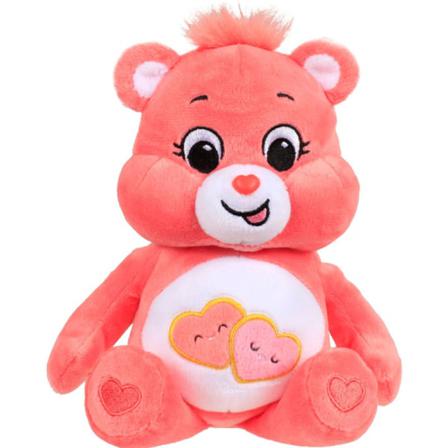 Care Bears 9 Inch Bean Plush - Love-a-lot Bear