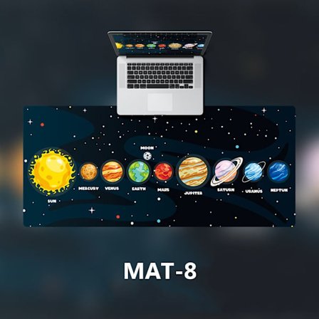 800x400 mm spelmusmatta Starry Sky 700X300X2MMMAT-8 MAT-8 700x300x2mmMAT-8