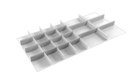 Treston 87307649 Tilanjakaja laatikostoon 130 sarja 6, 130/75, Autotallin sisustus & säilytys