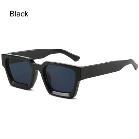 Pienet neliönmuotoiset aurinkolasit Vihreät aurinkolasit MUSTA MUSTA