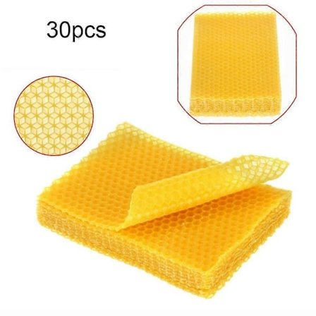 Hot! 10-30 stk. Voksrammer i voks for bikube, birøkterutstyr