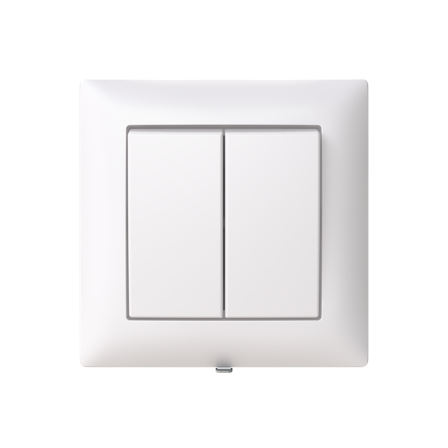 ABB Saga 1065UW-916 Strömställare kron, med ram, Strömbrytare & vägguttag