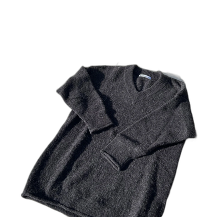 Mörkgrå stickad tröja Acne Studios