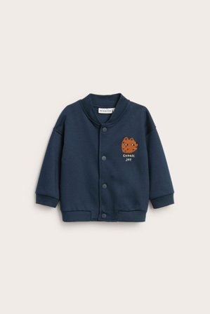 Kappahl | Kurtka dla niemowląt, z aplikacją | Ciemnoniebieski