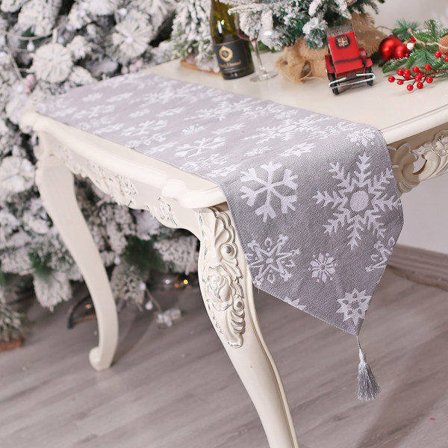 Julebordsduk 175 x 34 cm (D), festlig julebordsduk